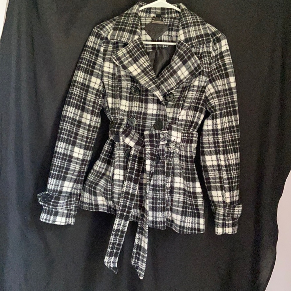 Peacoat style black/white plaid by Joujou Med